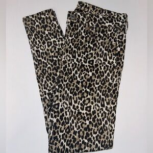 American Eagle Women's Next Level Hi-Rise Leopard Print Jegging Size‎ 4 Short